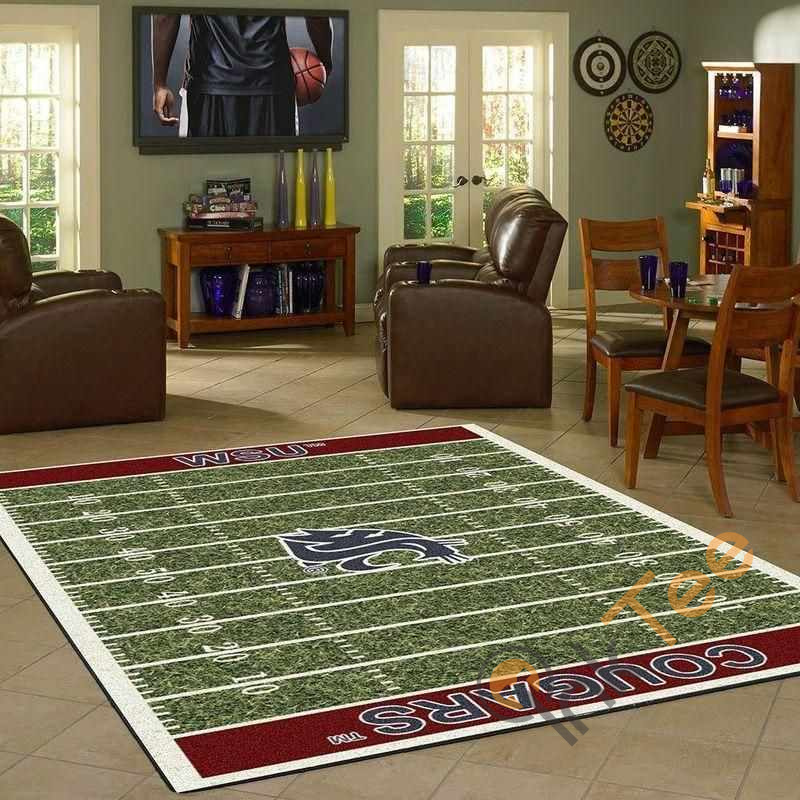 Washington State Cougars Home Field Area Rug 1 Washington State Cougars Home Field Area Rug