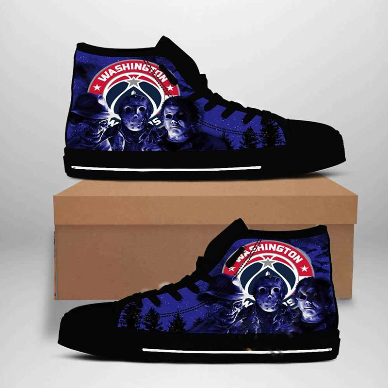 Washington Wizards NBA Basketball High Top Shoes