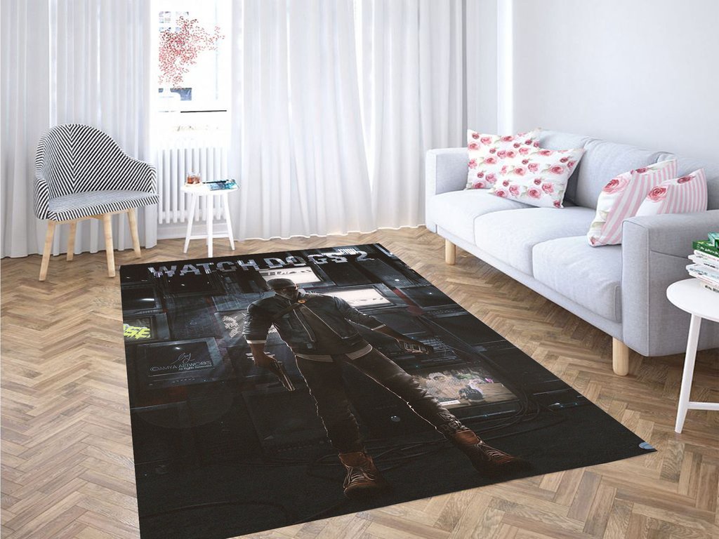 Watch Dog Character Living Room Modern Carpet Rug 9 Watch Dog Character Living Room Modern Carpet Rug