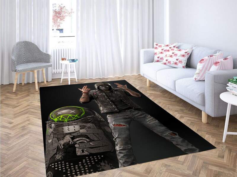 Watch Dog Game Carpet Rug
