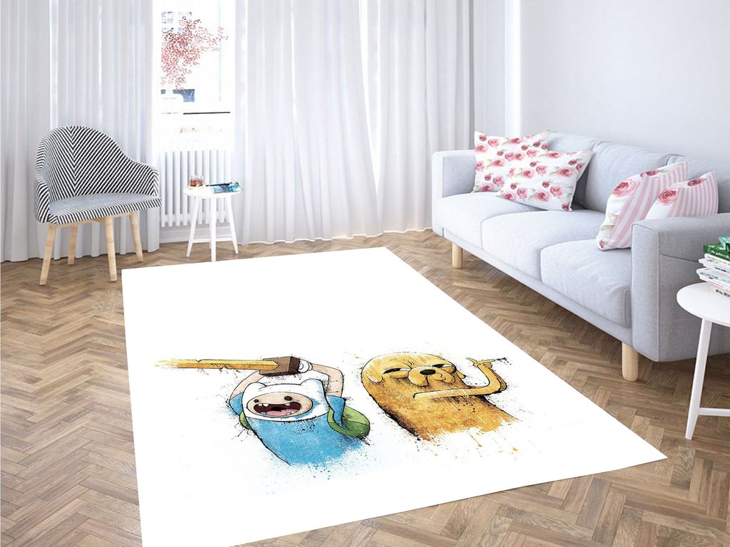 Water Color Adventure Tim Living Room Modern Carpet Rug