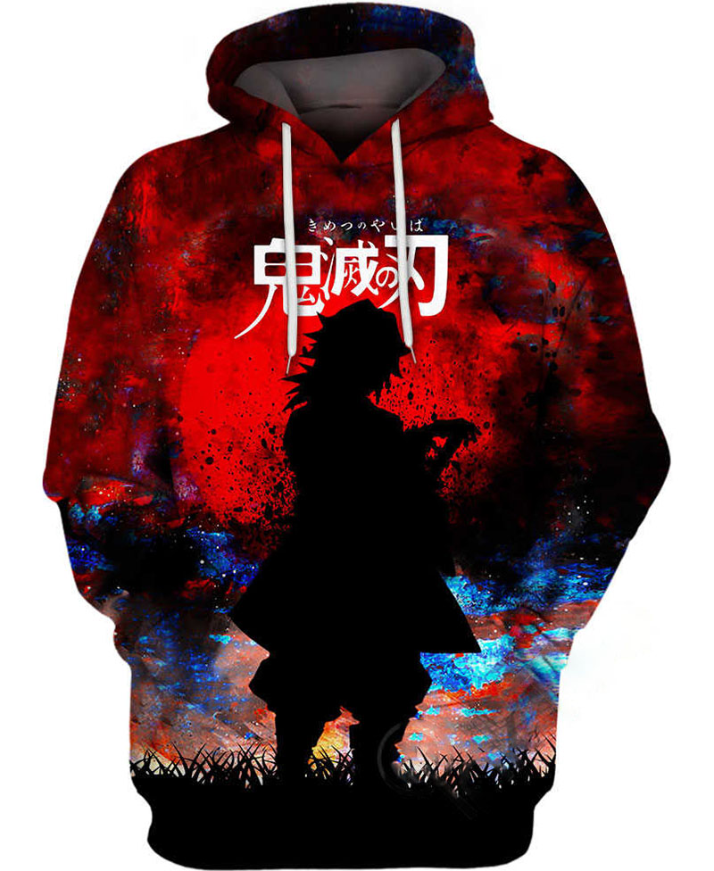 Water Pillar Hoodie 3D