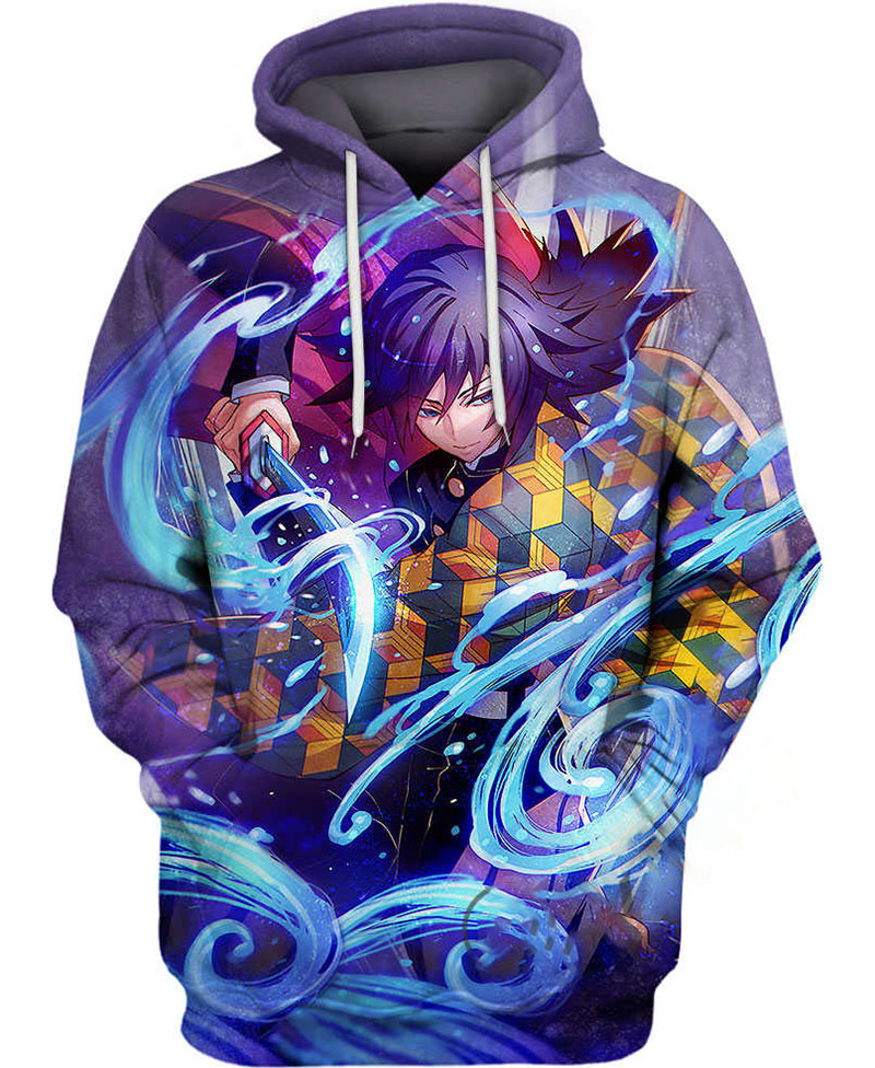 Water Surface Slash Hoodie 3D