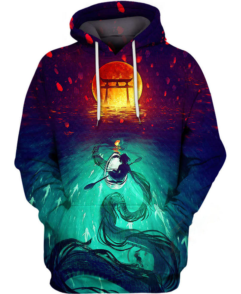 Water?s Shadow Hoodie 3D
