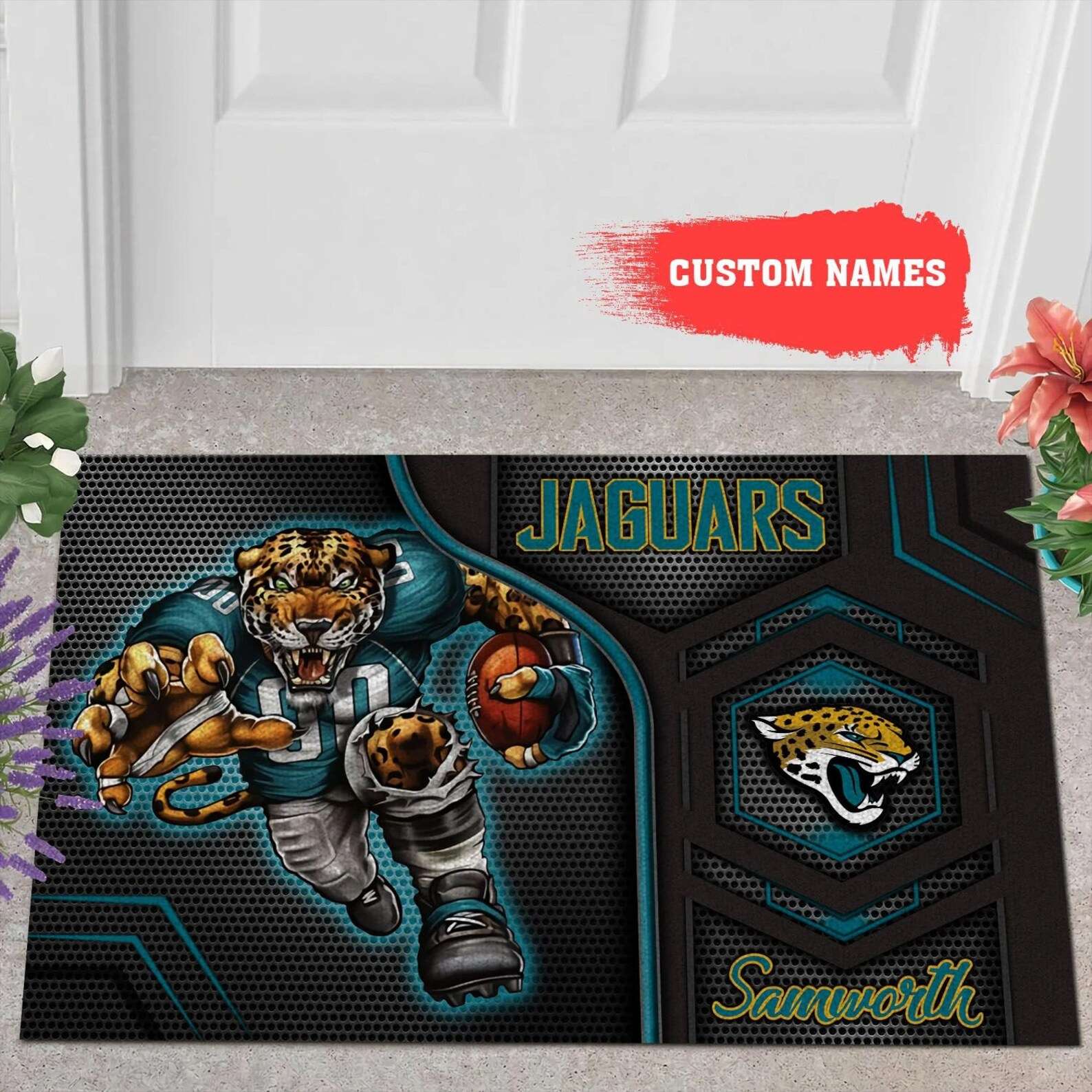 Welcome Jaguars NFL Doormat
