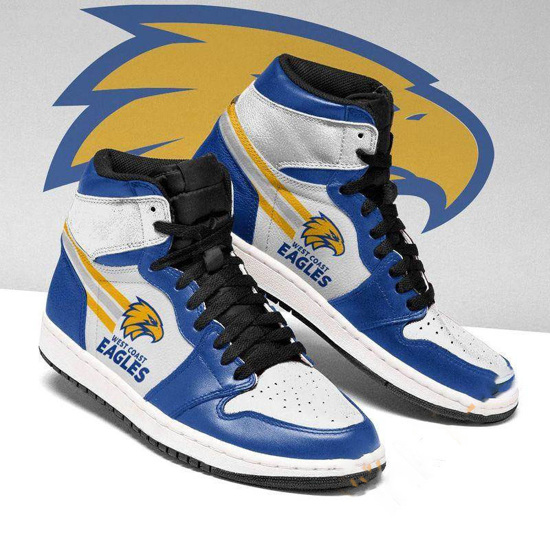 West Coast Eagles Afl Football Custom Sneaker Air Jordan Shoes