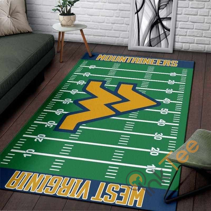 West Virginia Mountaineers Home Field Area Rug 2 West Virginia Mountaineers Home Field Area Rug