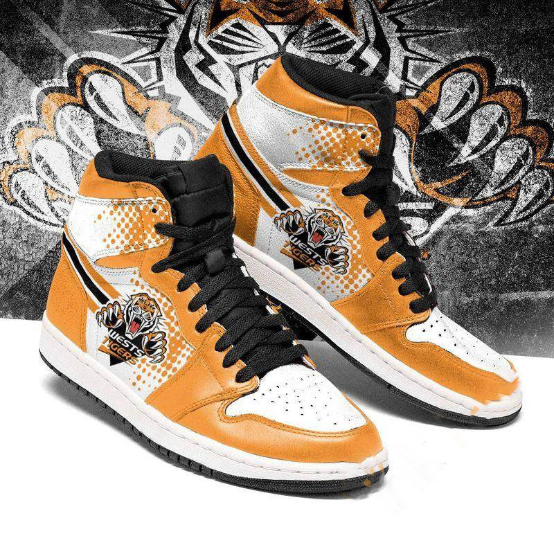 Wests Tigers Custom Sneaker Air Jordan Shoes