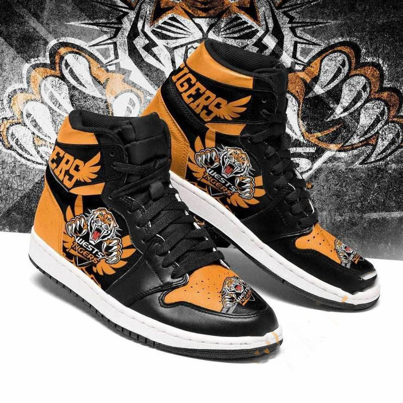 Wests Tigers Nrl Custom Air Jordan Shoes 11 Wests Tigers Nrl Custom Air Jordan Shoes
