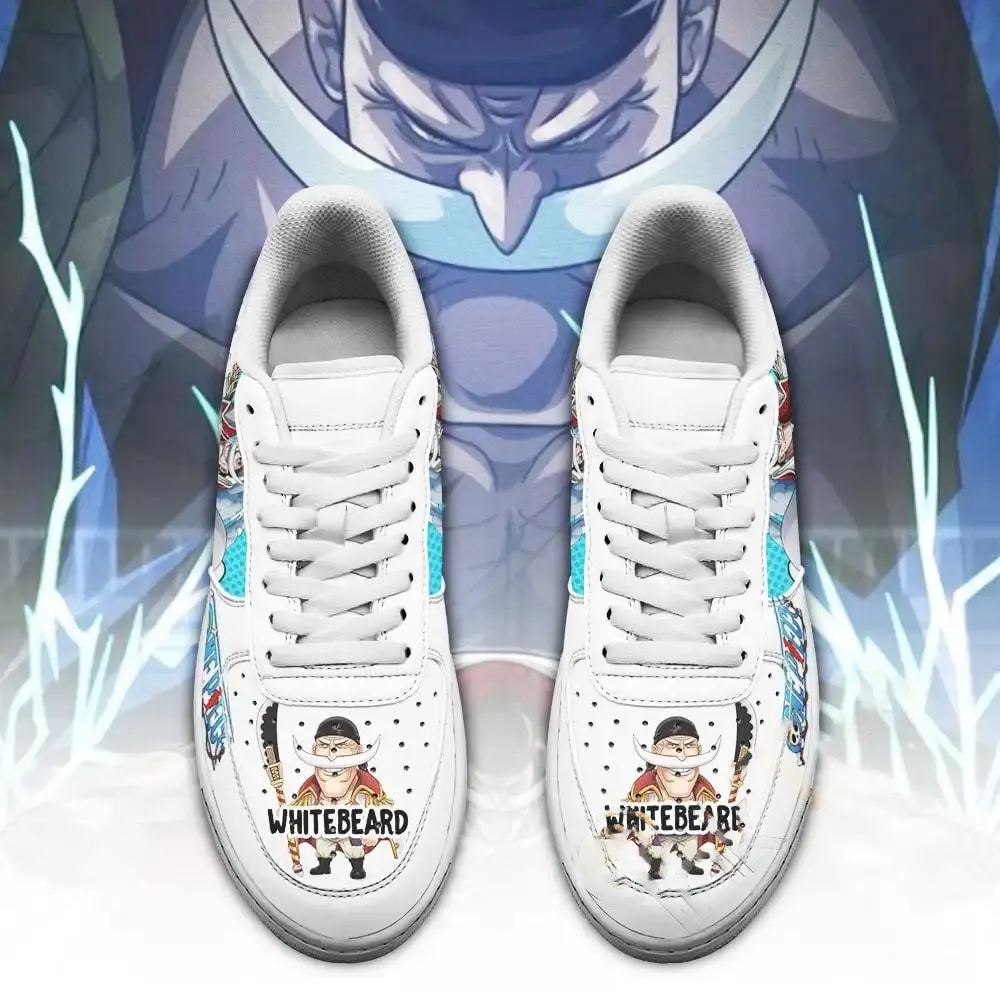 Whitebeard Custom One Piece Anime Fan Nike Air Force Shoes