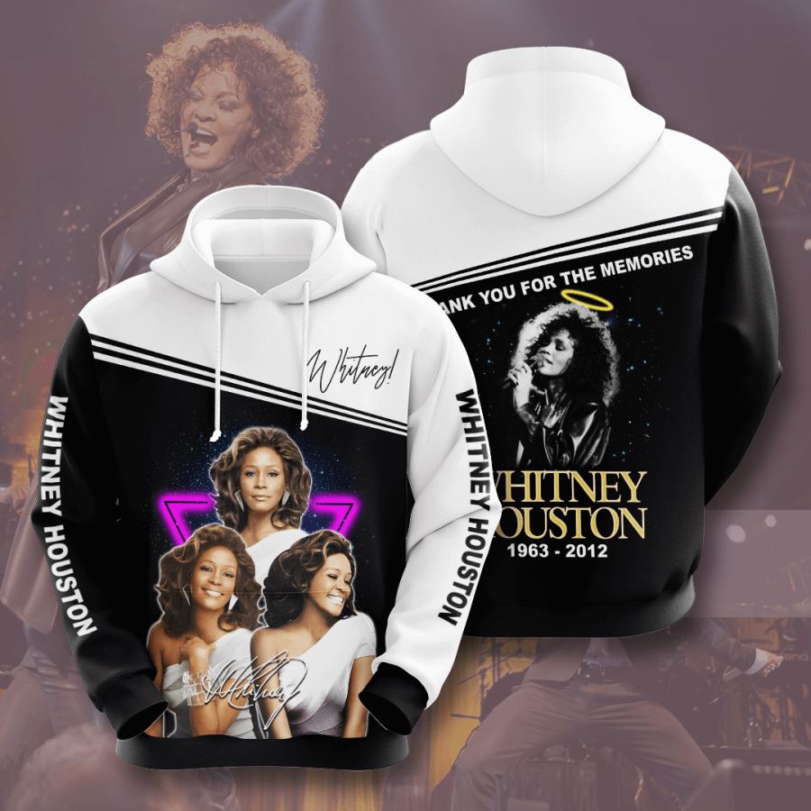 Whitney Houston Custom Hoodie 3D