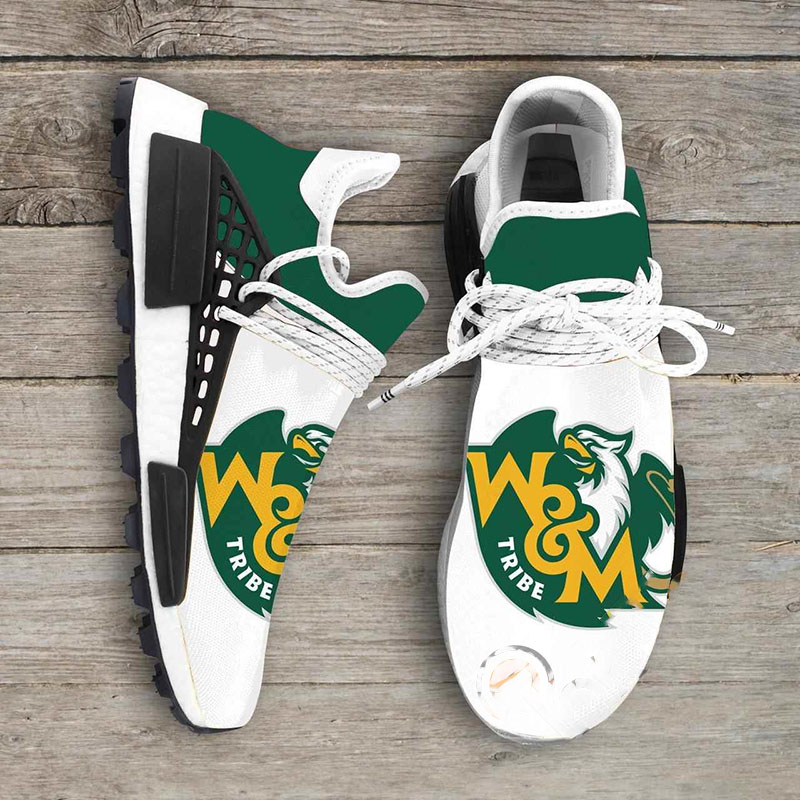 William & Mary Tribe Ncaa NMD Human Shoes