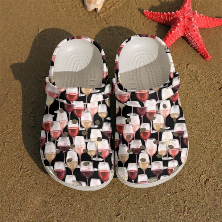 Wine Lover Crocs Clog Shoes