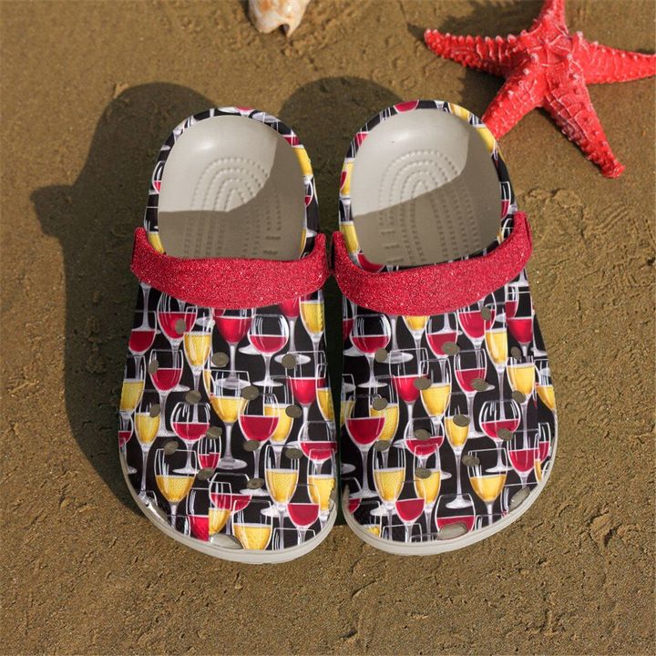 Wine Me Up Crocs Clog Shoes