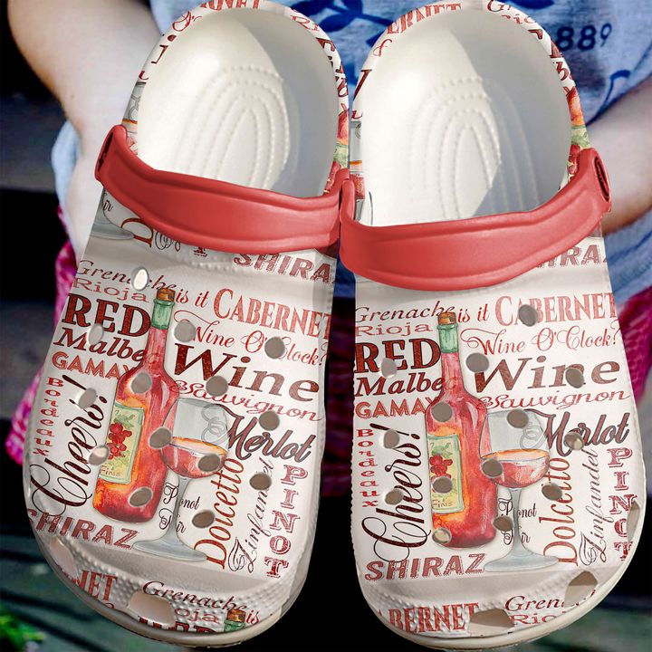 Wine O’clock Crocs Clog Shoes