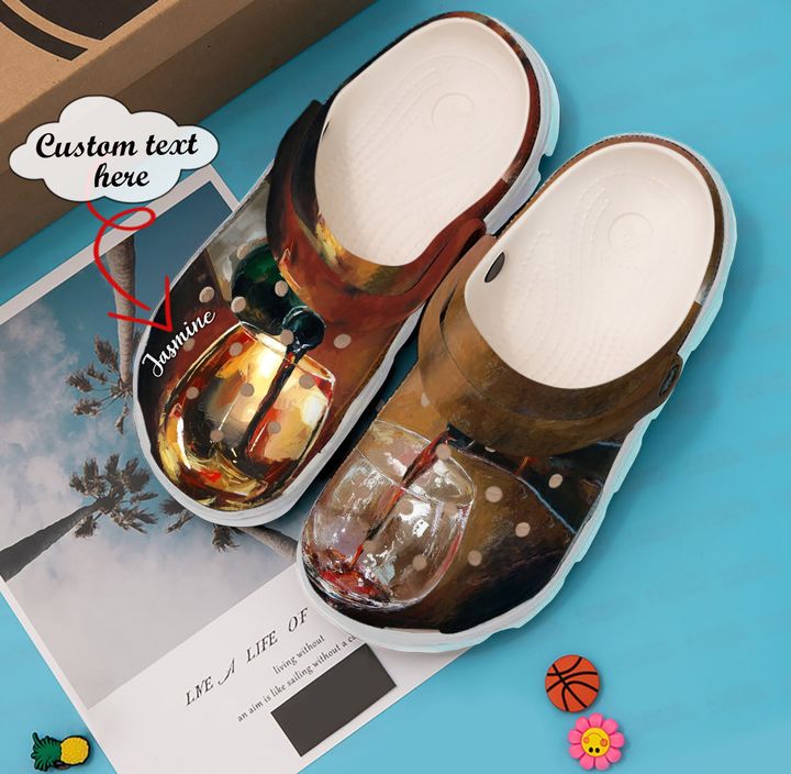 Wine Personalized Drink Crocs Clog Shoes