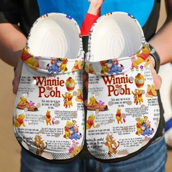 Winnie The Pooh Disney Crocs Clog Shoes