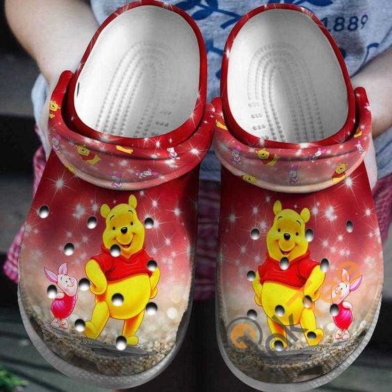 Winnie-the-pooh Crocband Crocs Clog Shoes 2 Winnie-the-pooh Crocband Crocs Clog Shoes