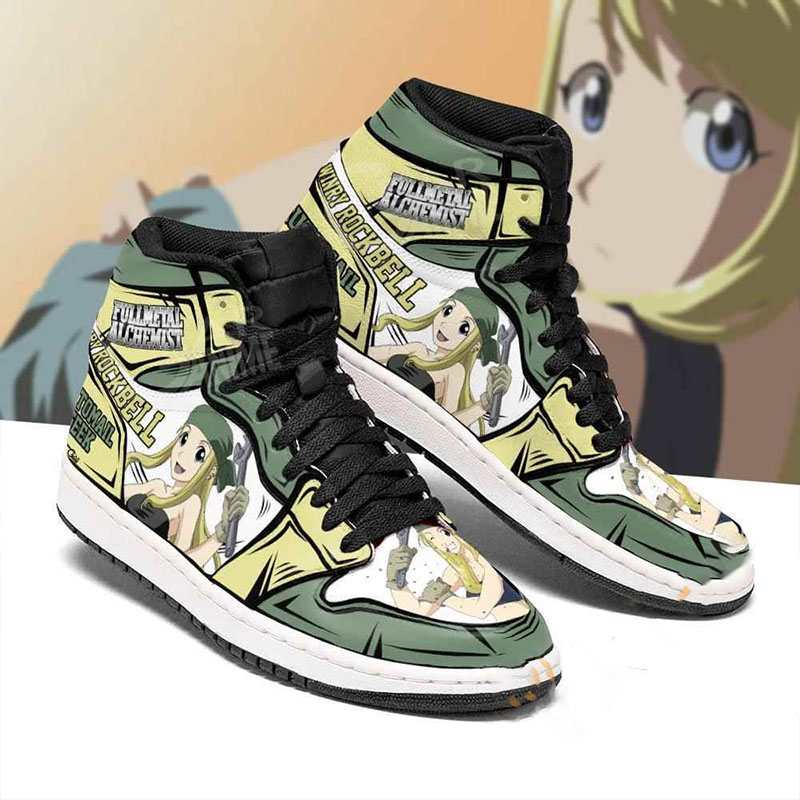 Winry Rockbell Fullmetal Alchemist Sneakers Anime Air Jordan Shoes