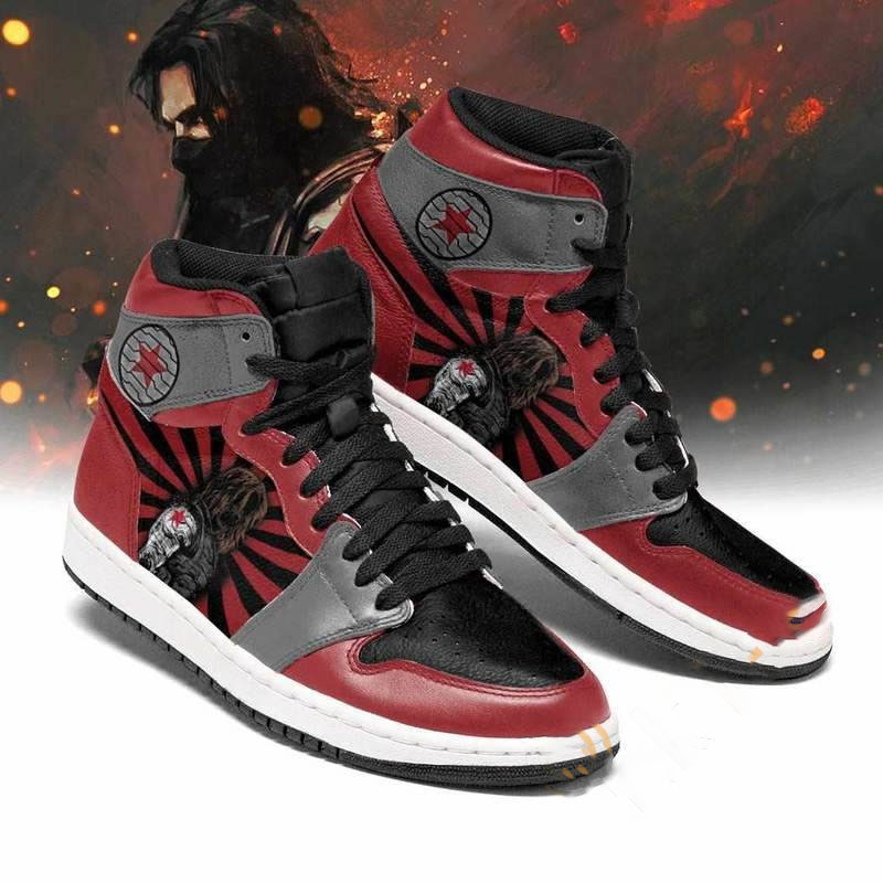 Winter Soldier Marvel Custom Air Jordan Shoes