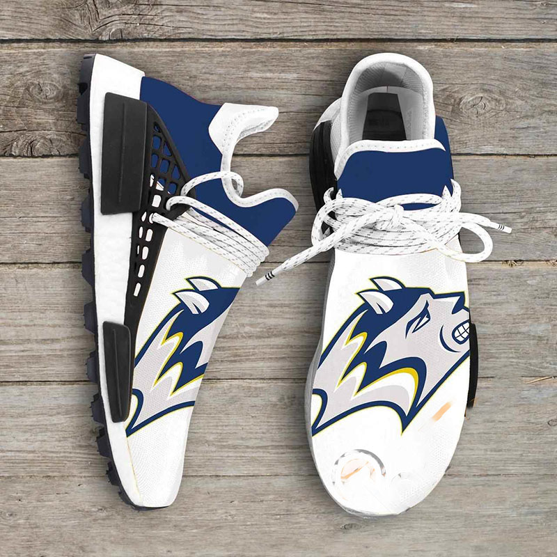 Wisconsin Stout Blue Devils NCAA NMD Human Shoes