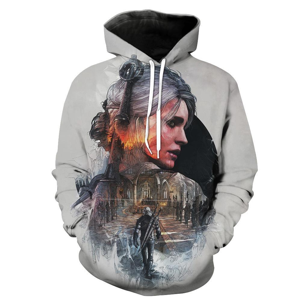 Witcher Ciri Ciri Artwork Hoodie 3D