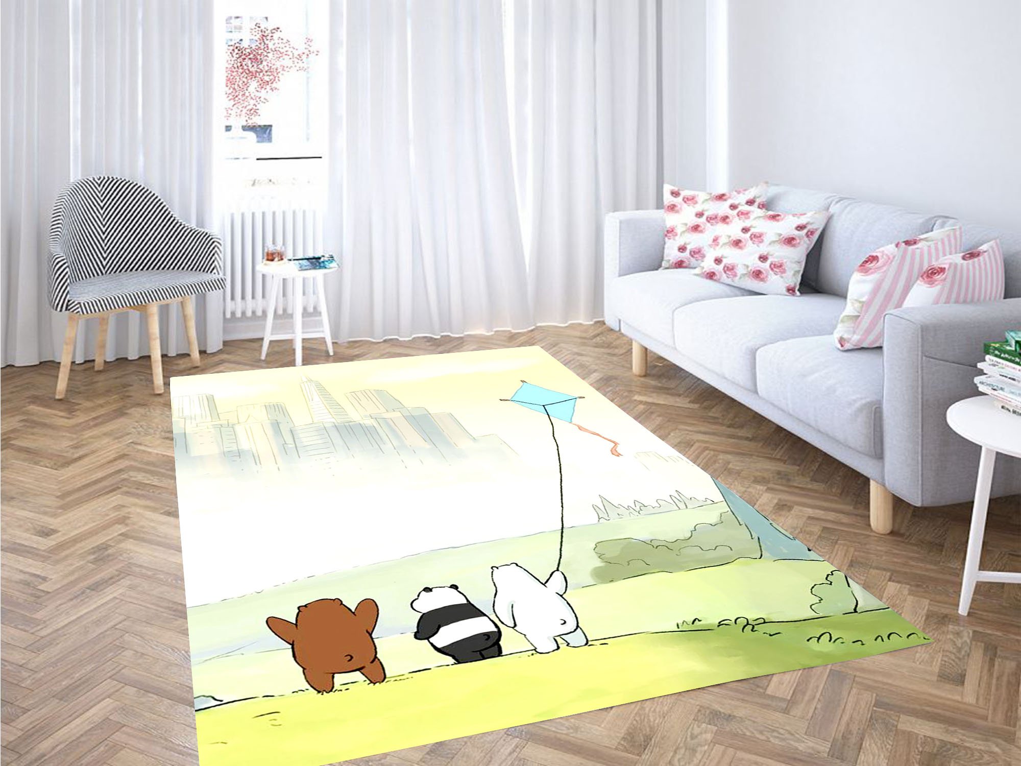 With Kate We Bare Bears Carpet Rug 2 With Kate We Bare Bears Carpet Rug