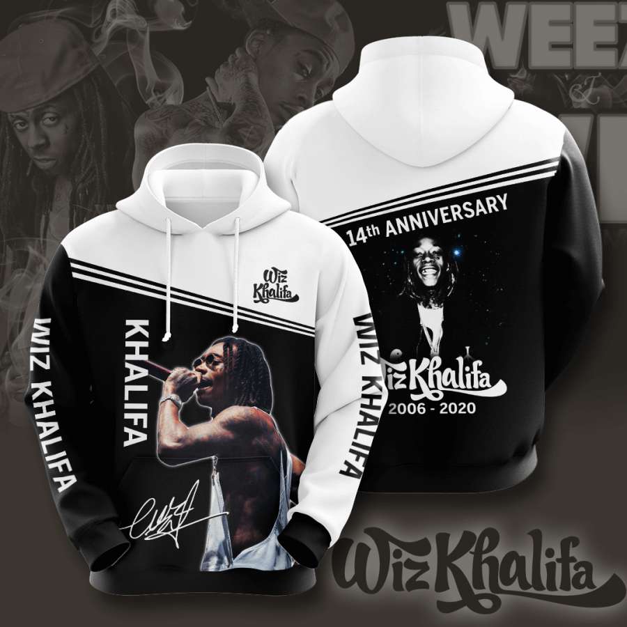 Wiz Khalifa Custom Hoodie 3D 7 Wiz Khalifa Custom Hoodie 3D