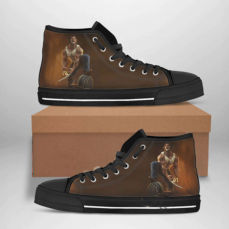 Wolverine Best Movie Character High Top Shoes