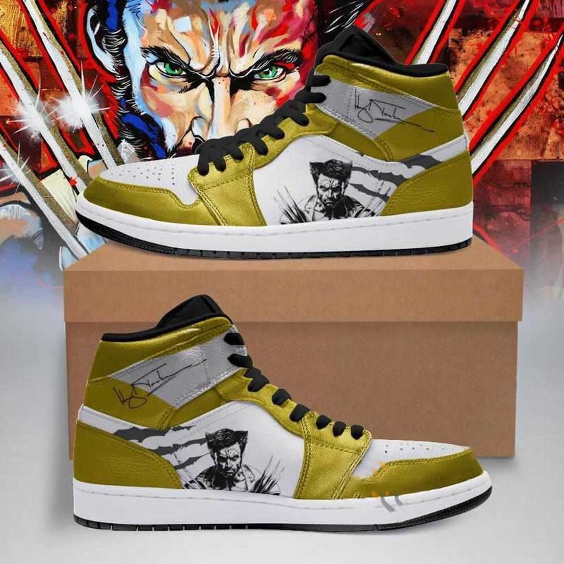 Wolverine Marvel Custom Air Jordan Shoes