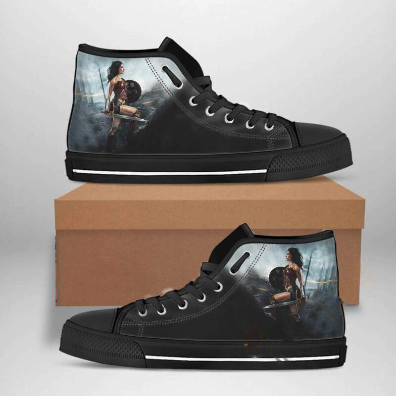 Wonder Woman Best Movie Character High Top Shoes