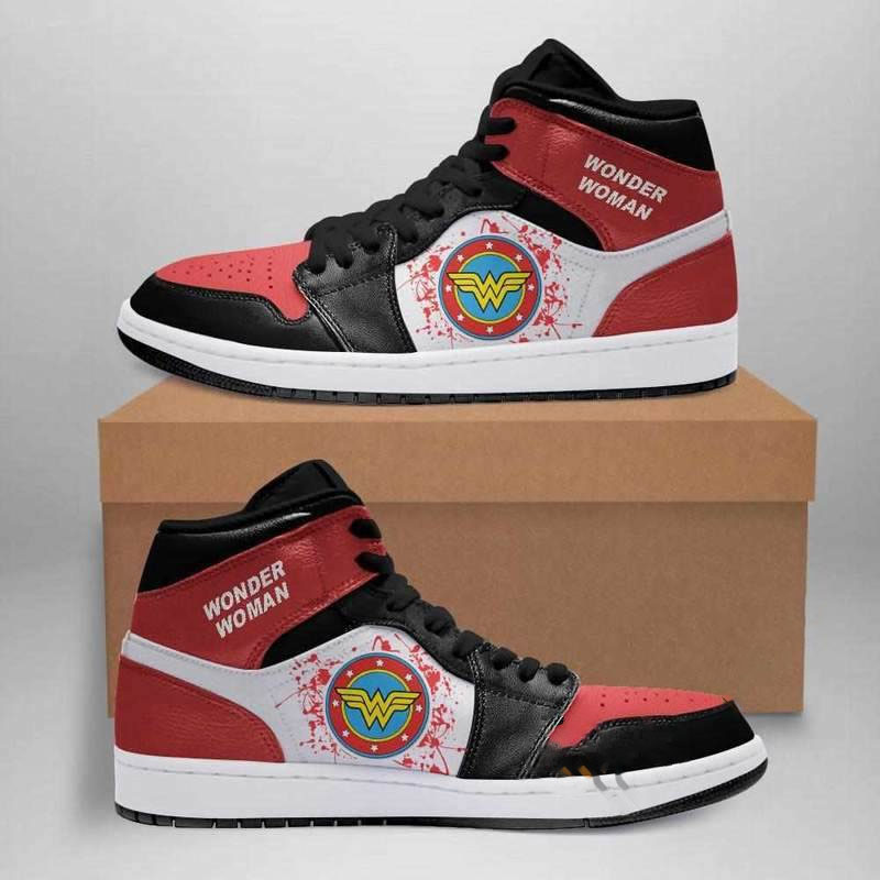 Wonder Woman Dc Comics Custom Air Jordan Shoes