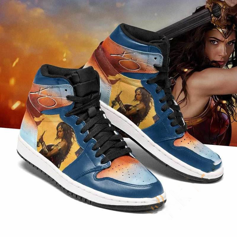 Wonder Woman DC Comics Custom Air Jordan Shoes