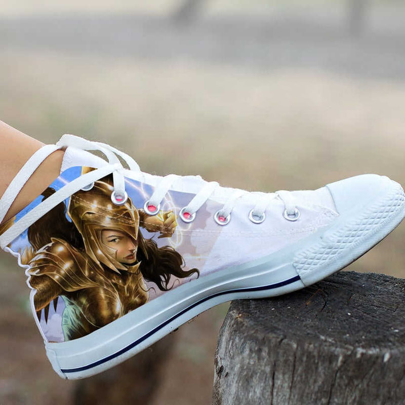 Wonder Woman High Top Shoes