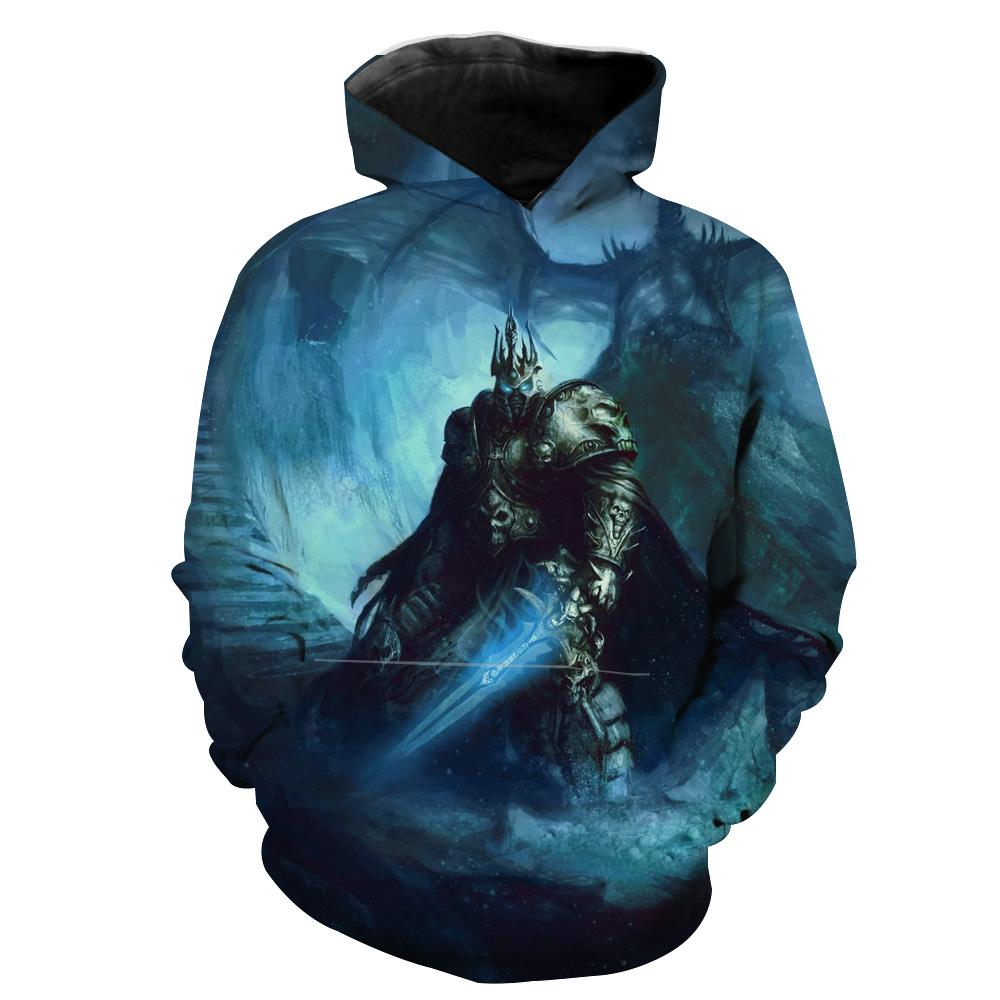 World Of Warcraft Lich King Epic Arthas Hoodie 3D 1 World Of Warcraft Lich King Epic Arthas Hoodie 3D