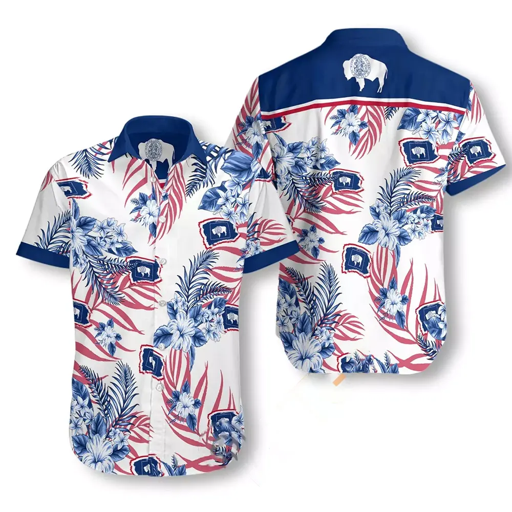 Wyoming Proud Hawaiian shirts