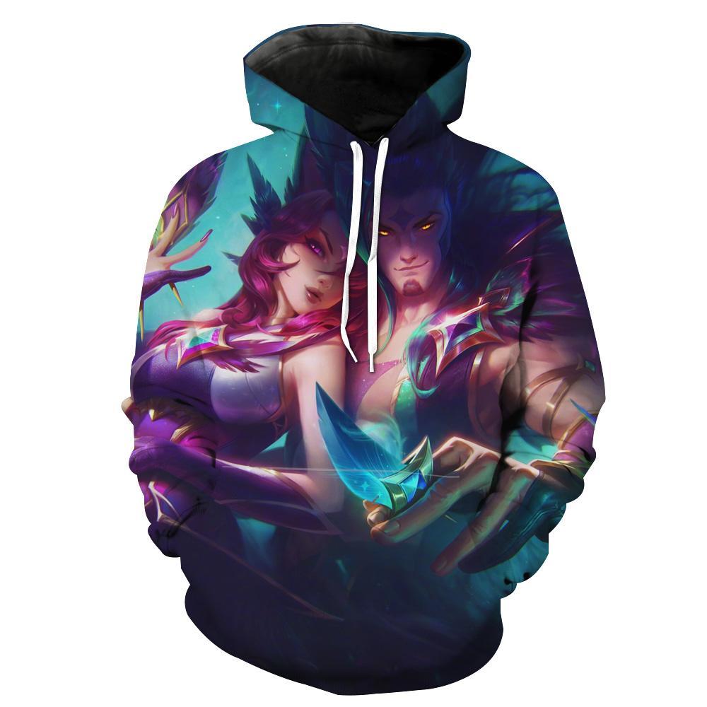 Xiyah And Rakan Cute League Of Legendss Hoodie 3D