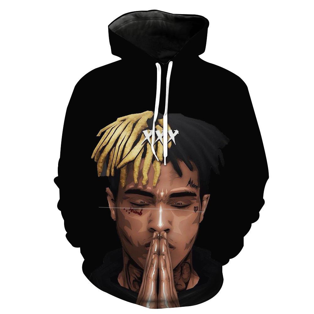 Xxxtentacion Hip Hop Rap Hoodie 3D