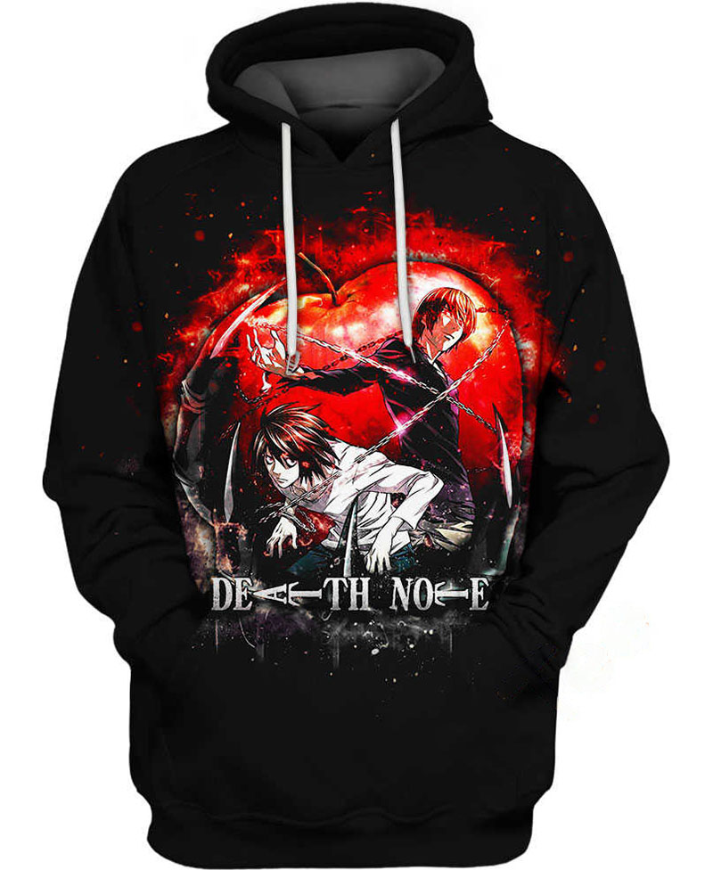 Yagami Vs L Hoodie 3D