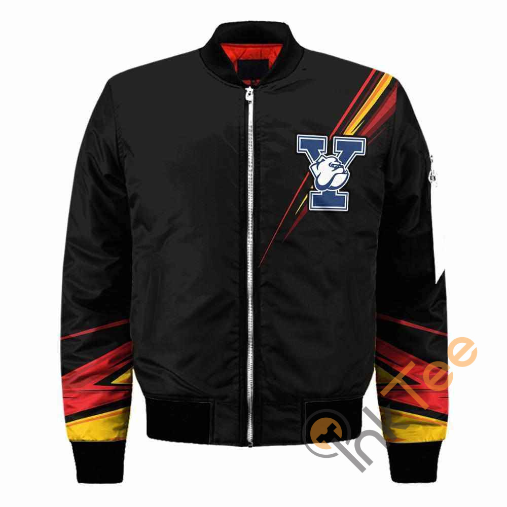 Yale Bulldogs NCAA Black Apparel Best Christmas Gift For Fans Bomber Jacket