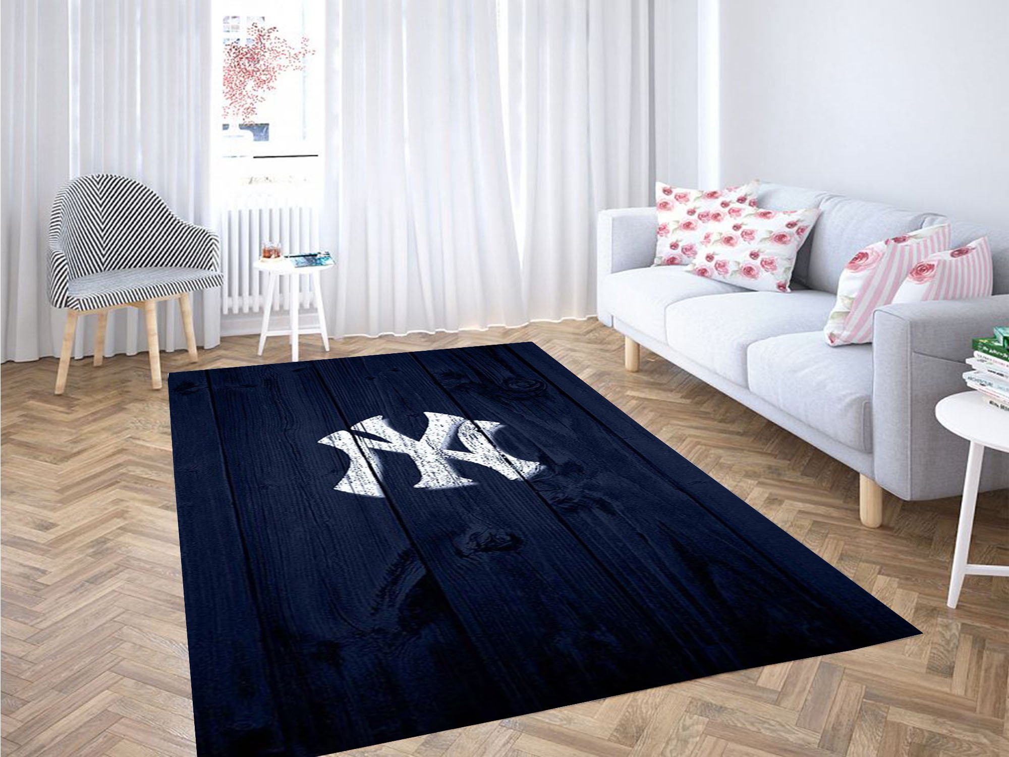 Yankees Wallpaper Carpet Rug