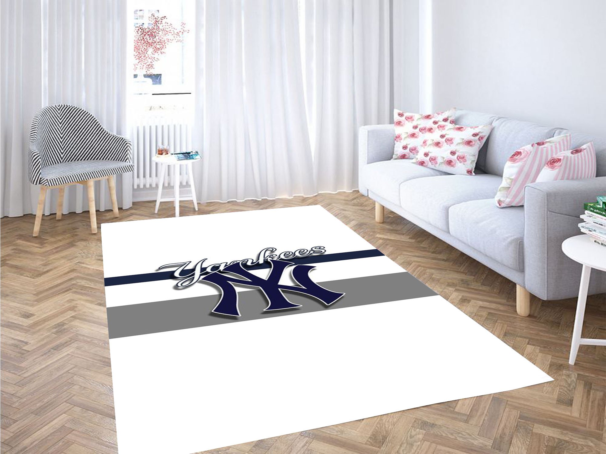 Yankees Wallpaper Carpet Rug