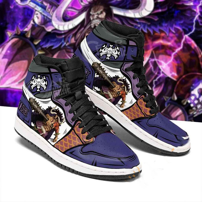 Yonko Kaido One Piece Sneakers Anime Air Jordan Shoes