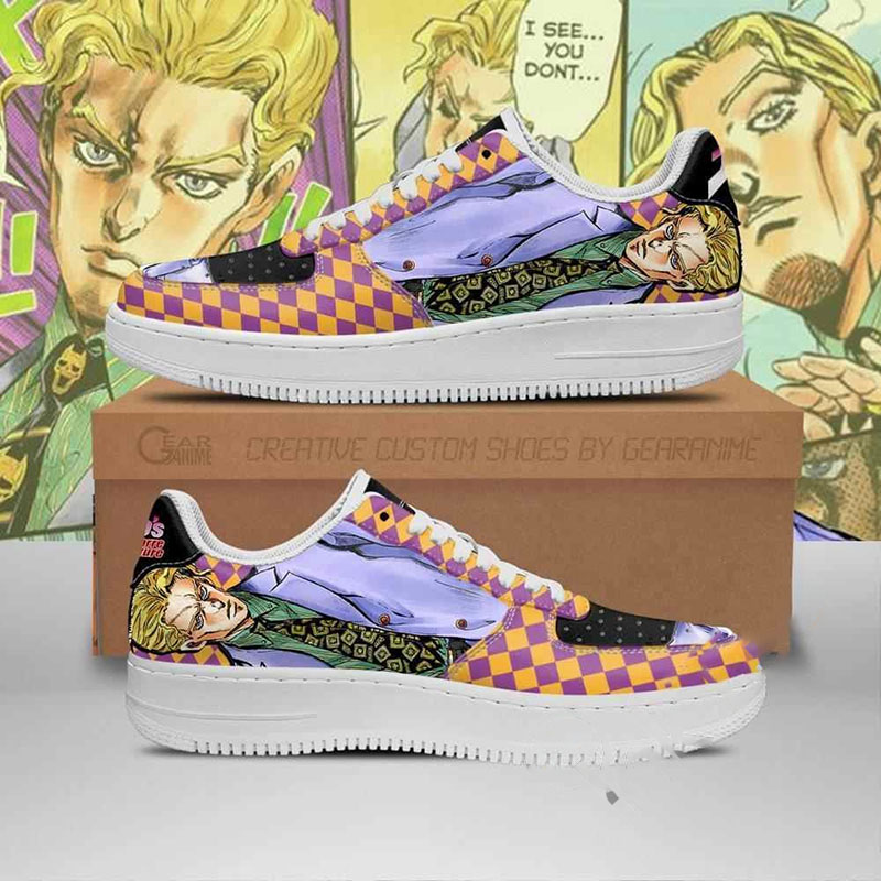 Yoshikage Kira Jojo Anime Nike Air Force Shoes