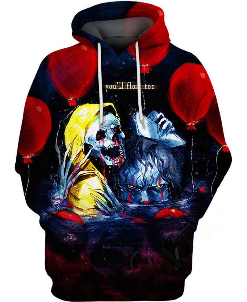 You?ll Float Too Pennywise Hoodie 3D
