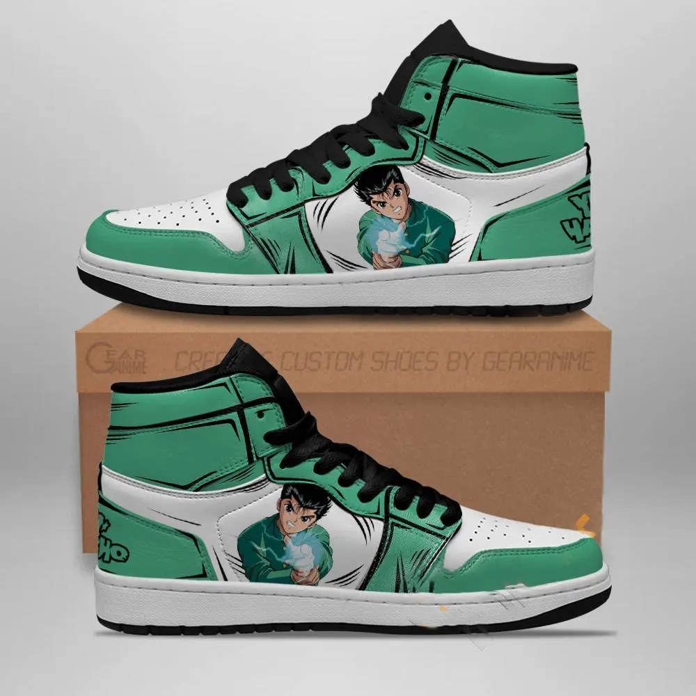 Yu Yu Hakusho Yusuke Urameshi Anime Shoes Amazon Air Jordan Shoes