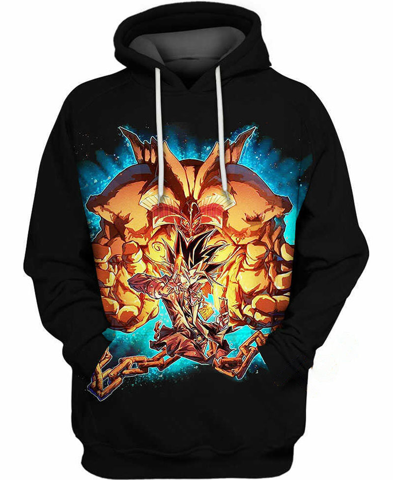 Yugi And Exodia Hoodie 3D