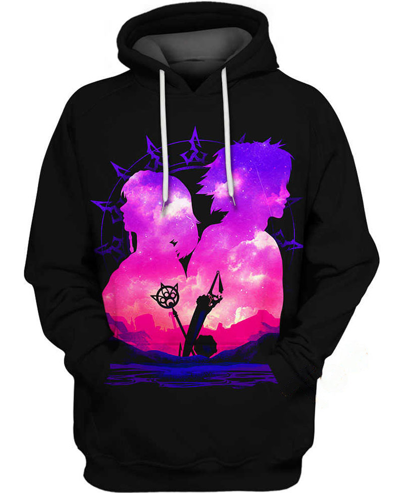 Yuna And Tidus Hoodie 3D 8 Yuna And Tidus Hoodie 3D