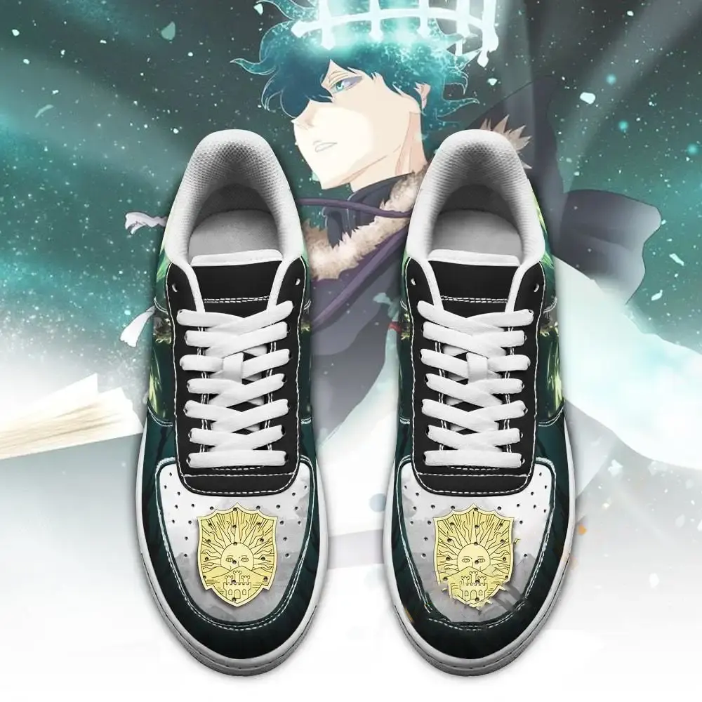 Yuno Golden Dawn Magic Knight Black Clover Anime Nike Air Force Shoes