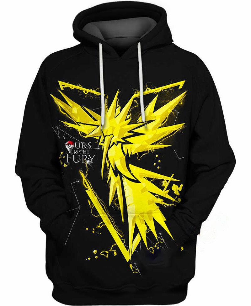 Zapdos Hoodie 3D